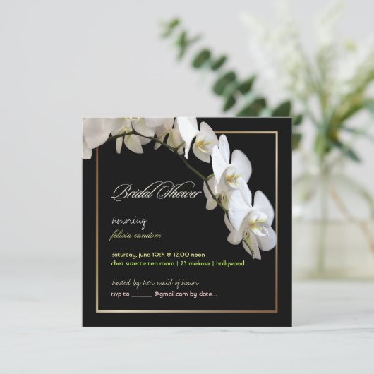 PixDezines orchideeën/phalaenopsis Kaart (Staand voorkant)