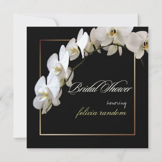 PixDezines orchideeën/phalaenopsis Kaart (Achterkant)