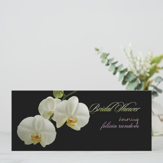 PixDezines orchideeën/phalaenopsis Kaart (Staand voorkant)