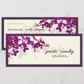 PixDezines orchideeën/renanthera Kaart (Voorkant / Achterkant)