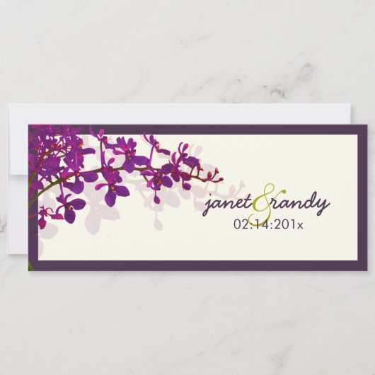 PixDezines orchideeën/renanthera Kaart (Voorkant)