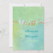 PixDezines Originele Tortelduifjes op waterverf Kaart (Achterkant)