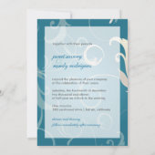 PixDezines Ornamental Leaves + Swirls Kaart (Achterkant)