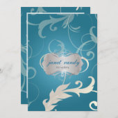 PixDezines Ornamental Leaves + Swirls Kaart (Voorkant / Achterkant)