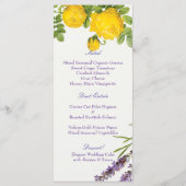 PixDezines Oude Rozen/Lavendel/Menu Menu (Achterkant)