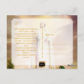 PixDezines Our Lady of Fatima Briefkaart (Achterkant)