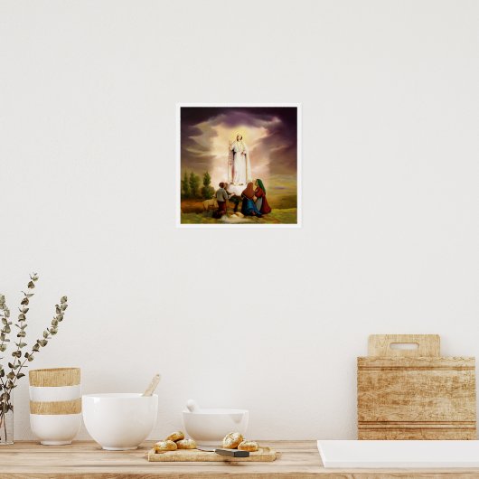PixDezines Our Lady of Fatima poster (Keuken)