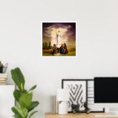 PixDezines Our Lady of Fatima Poster (Thuiskantoor)