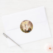 PixDezines Our Lady of Fatima Ronde Sticker (Envelop)