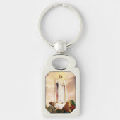 PixDezines Our Lady of Fatima Sleutelhanger (Voorkant)