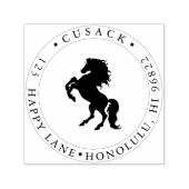 PixDezines Paard op achterpoten Zelfinktende Stempel (Design)