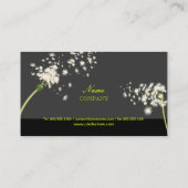 PixDezines paardenbloemen/DIY achtergrond kleur Visitekaartje (Achterkant)