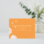 PixDezines Paardenbloemen, doe-het-zelf achtergron Kaart (Staand voorkant)