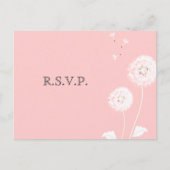 PixDezines Paardenbloemen, doe-het-zelf achtergron Uitnodiging Briefkaart (Voorkant)