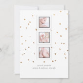 PixDezines paardenbloemen geboorte aankondiging (Achterkant)