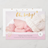 PixDezines paardenbloemen geboorte aankondiging (Voorkant / Achterkant)