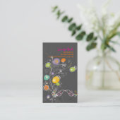 PixDezines paardenbloemen+liefde vogels ♥♥♥♥ Visitekaartje (Staand voorkant)