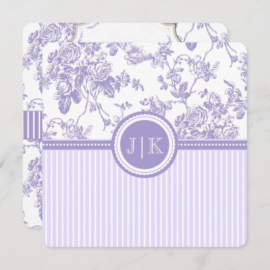 PixDezines paars/toile/rozen/DIY kleur (Voorkant / Achterkant)