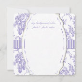 PixDezines paars/toile/rozen/DIY kleur (Achterkant)