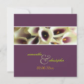 PixDezines paarse calla lilies/diy color Kaart (Voorkant)