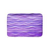PixDezines Paarse golven Badmat (Voorkant)