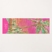 PixDezines Painted Hawaiian Beach Mauna Lani Bay Yogamat (Voorkant (horizontaal))