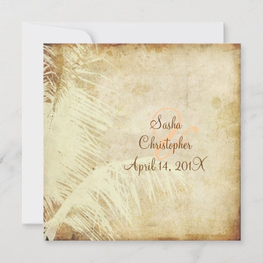 PixDezines PALM/FAUX PARCHMENT/DIY FONTS Kaart (Voorkant)