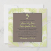 PixDezines Palm Fronds, Caca+Limoen Kaart (Achterkant)