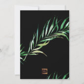 PixDezines Palm Fronds+Honingraat Kaart (Achterkant)