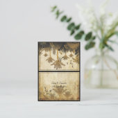 PixDezines  palm/tent plaatskaart Plaatskaartje (Staand voorkant)