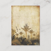 PixDezines  palm/tent plaatskaart Plaatskaartje (Achterkant)