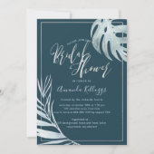 PixDezines Palms+Platinum Vrijgezellenfeest Kaart (Voorkant)