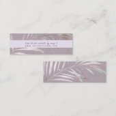 PixDezines Palms Waterverf RSVP-behuizing Mini Visitekaartje (Voorkant / Achterkant)