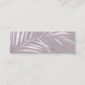 PixDezines Palms Waterverf RSVP-behuizing Mini Visitekaartje (Achterkant)