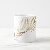 PIXDEZINES PALMSCHIJFJES FAUX METALLIC KOFFIEMOK (Center)