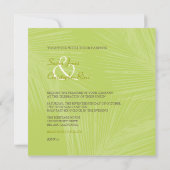 PixDezines palmschijfsilhouet Kaart (Achterkant)