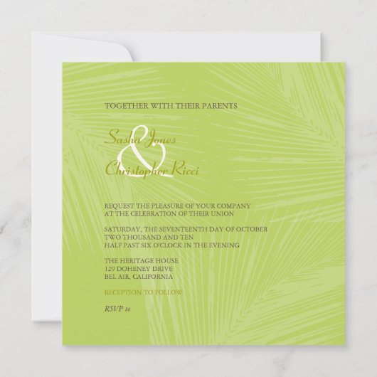 PixDezines palmschijfsilhouet Kaart (Achterkant)