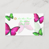 PixDezines Papillon/mitzvah-plaatskaarten Plaatskaartje (Achterkant)