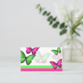 PixDezines Papillon/mitzvah-plaatskaarten Plaatskaartje (Staand voorkant)