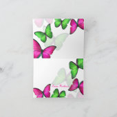 PixDezines Papillon, Thank You Bedankkaart (Binnen)