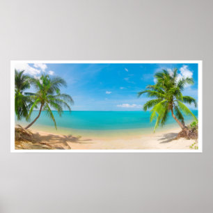 PixDezines Paradise/Panoramisch Uitzicht Tropical  Poster