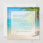 PixDezines Paradise/Tropical Island Kaart (Achterkant)