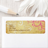 PixDezines  Parelachtige wervelingen Etiket (Insitu)