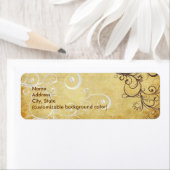 PixDezines  Parelachtige wervelingen Etiket (Insitu)