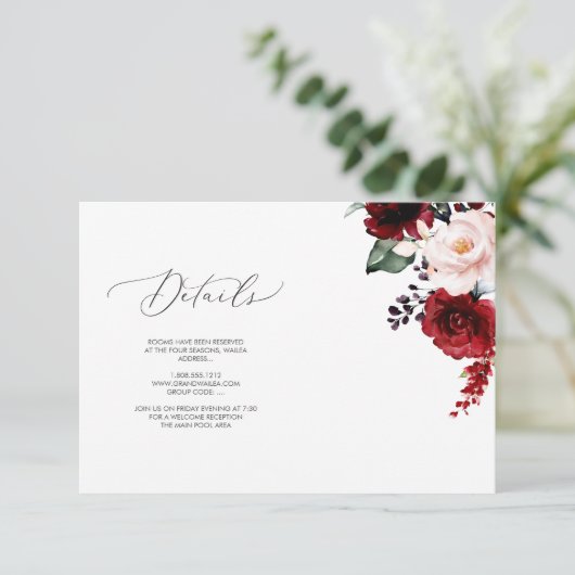 PixDezines Passionate Blooms - DETAILS KAARTEN (Staand voorkant)