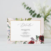 PixDezines Passionate Blooms - DETAILS KAARTEN (Staand voorkant)