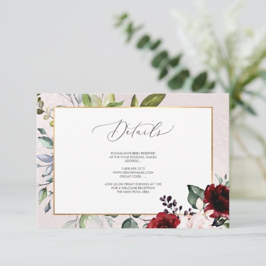 PixDezines Passionate Blooms - DETAILS KAARTEN (Staand voorkant)