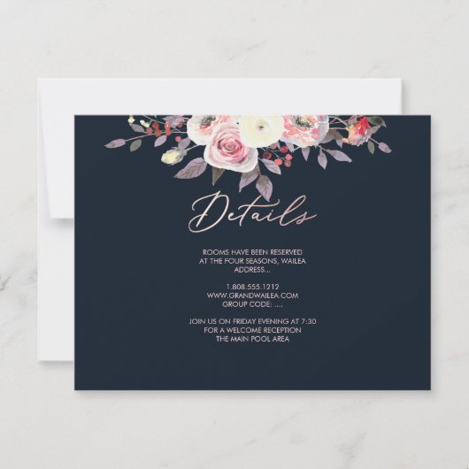 PixDezines PASTEL ROZEN DETAILLEN KAARTEN (Voorkant)