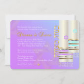 PixDezines Pastel Tallits B'not mitzvah Kaart (Achterkant)