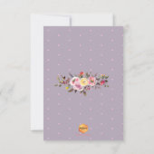 PixDezines Pastel Waterverf Rozen Baby shower Kaart (Achterkant)